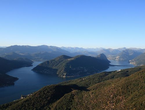 Lago di Lugano da Monte Orsa